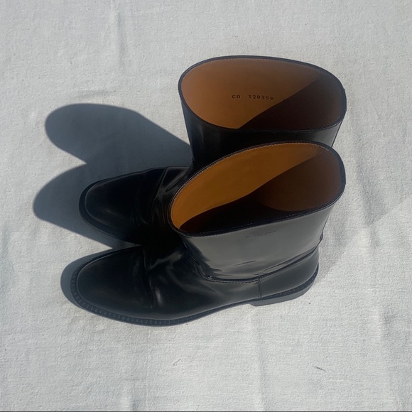 SOLD Authentic Saint Laurent Black Mid-Calf Boots - Picture 16 of 16